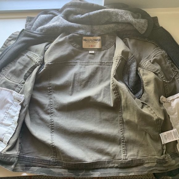 Wallflower Denim Camo Hoodie - Picture 11 of 11